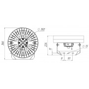 Светильник Wheel 150/Г60/750/04/P IP65 кронштейн
