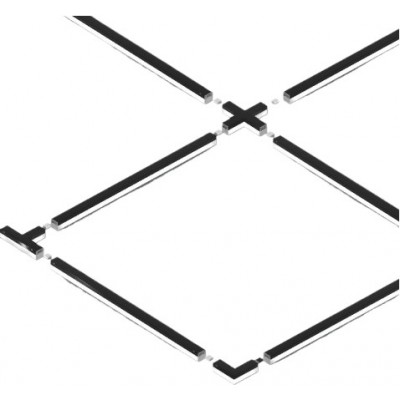Светильник L-образный LIGHTING 1010 8/6500К 117х117х58 черный Светильник L-образный LIGHTING 1010 8/6500К 117х117х58 черный