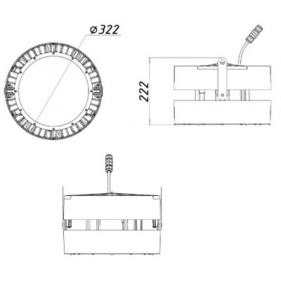 Светильник L-industry II PRO 250/К15/4,0К/04 IP65 Светильник L-industry II PRO 250/К15/4,0К/04 IP65