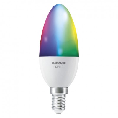 Светодиодная лампа Smart+WiFi Candle Multicolour 40 5W/2700-6500K E14 Светодиодная лампа Smart+WiFi Candle Multicolour 40 5W/2700-6500K E14