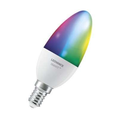 Светодиодная лампа Smart+WiFi Candle Multicolour 40 5W/2700-6500K E14 Светодиодная лампа Smart+WiFi Candle Multicolour 40 5W/2700-6500K E14