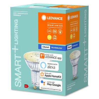 Светодиодная лампа Smart+BT Spot GU10 Dimmable 40 45° 5 W/2700K Светодиодная лампа Smart+BT Spot GU10 Dimmable 40 45° 5 W/2700K