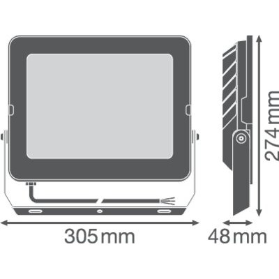 Прожектор FL COMP V 135W 865 SYM 100 BK Прожектор FL COMP V 135W 865 SYM 100 BK