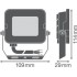 Прожектор FL COMP V 10W 830 SYM 100 BK Прожектор FL COMP V 10W 830 SYM 100 BK
