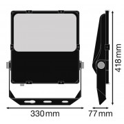 Прожектор FL PRF Asym 45x140 100W 3000K BK