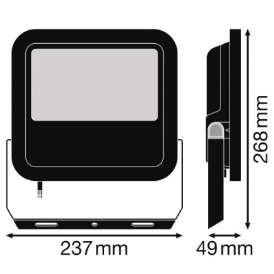 Прожектор FL PFM G3 65W/4000K SYM 100 BK Прожектор FL PFM G3 65W/4000K SYM 100 BK