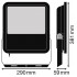 Прожектор FL PFM G3 125W/3000K SYM 100 BK Прожектор FL PFM G3 125W/3000K SYM 100 BK