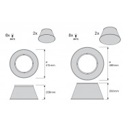 Отражатель ALU REFLECTOR 93W HIGH BAY g3