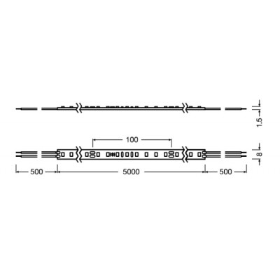 Свтодиодная лента LS VALUE 1000/827/5 Свтодиодная лента LS VALUE 1000/827/5