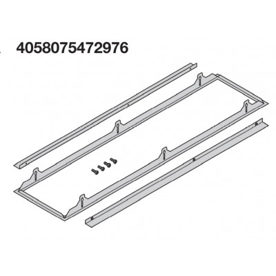 Комплект для встроенного монтажа Recessed Mount Frame 1200x300 Комплект для встроенного монтажа Recessed Mount Frame 1200x300