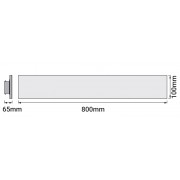 Светодиодная панель Smart WiFi PLANON FRAMELESS 80X10 TW