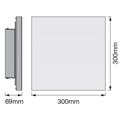 Светодиодная панель Smart WiFi PLANON FRAMELESS 30X30 RGB TW Светодиодная панель Smart WiFi PLANON FRAMELESS 30X30 RGB TW
