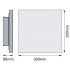 Светодиодная панель Smart WiFi PLANON FRAMELESS 30X30 RGB TW Светодиодная панель Smart WiFi PLANON FRAMELESS 30X30 RGB TW