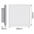 Светодиодная панель Smart WiFi PLANON FRAMELESS 60X60 RGB TW Светодиодная панель Smart WiFi PLANON FRAMELESS 60X60 RGB TW