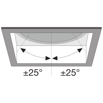 Спот светильник SP SQ DK ADJUST 8W/3000K FL WT Спот светильник SP SQ DK ADJUST 8W/3000K FL WT