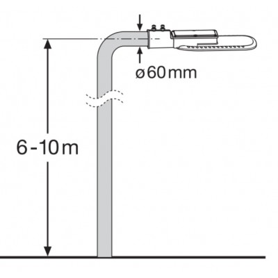Светильник Eco Class AREA L 60W 840 7200 Gr Светильник Eco Class AREA L 60W 840 7200 Gr