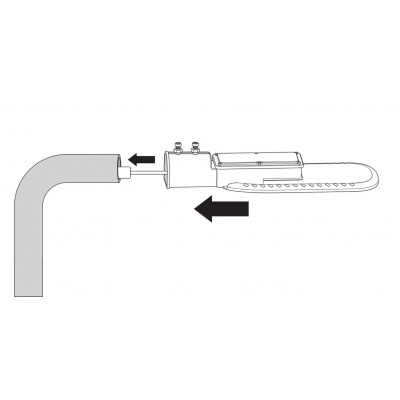 Светильник Eco Class AREA M 45W 840 5400 Gr Светильник Eco Class AREA M 45W 840 5400 Gr