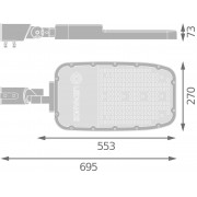 Светильник SL AREA Spd XL V 150W 765 RV35ST Gy