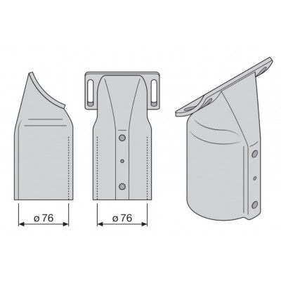 Кронштейн SPIGOT 76mm Кронштейн SPIGOT 76mm