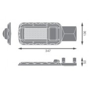 Светильник URBAN Lite M 50W 840 IP65 Gy