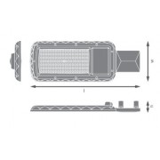Светильник URBAN Lite L 100W 840 IP65 Gy