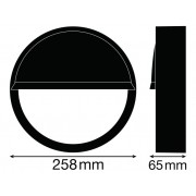 Накладка декоративная Eyelid 250 BK SF BLKH