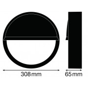 Накладка декоративная Eyelid 300 BK SF BLKH