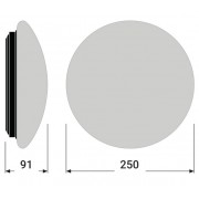 ЖКХ светильник SF CIRCULAR 250 V 13W 840 IP44